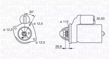 063216851010 MAGNETI MARELLI Стартер