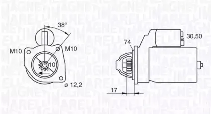 063522625010 MAGNETI MARELLI Стартер