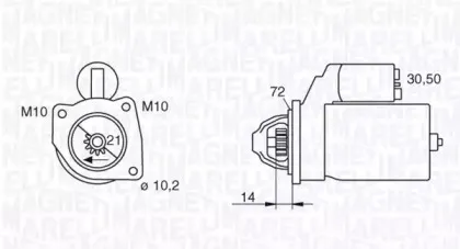 063280006010 MAGNETI MARELLI Стартер