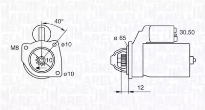 063280061010 MAGNETI MARELLI Стартер