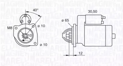 063280062010 MAGNETI MARELLI Стартер