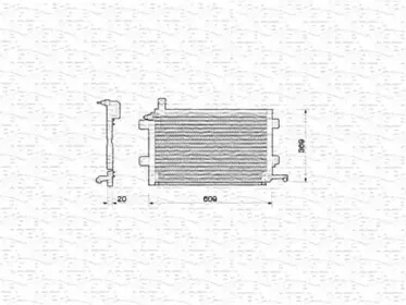 350203206000 MAGNETI MARELLI Конденсатор, кондиционер