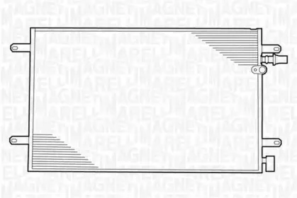 350203229000 MAGNETI MARELLI Конденсатор, кондиционер