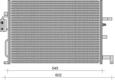350203270000 MAGNETI MARELLI Конденсатор, кондиционер