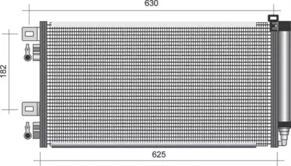 350203275000 MAGNETI MARELLI Конденсатор, кондиционер