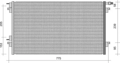 350203276000 MAGNETI MARELLI Конденсатор, кондиционер