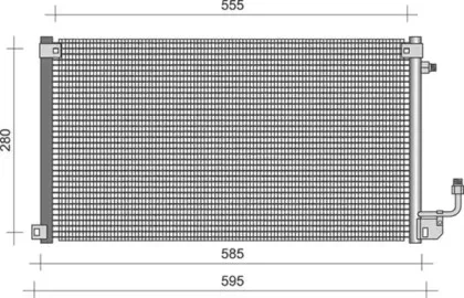 350203287000 MAGNETI MARELLI Конденсатор, кондиционер