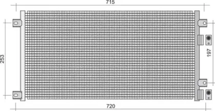 350203334000 MAGNETI MARELLI Конденсатор, кондиционер