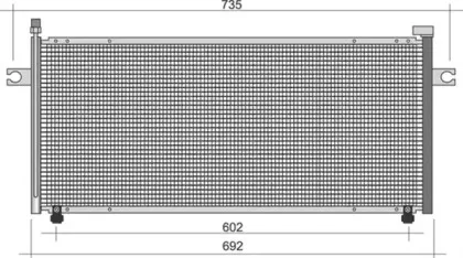 350203335000 MAGNETI MARELLI Конденсатор, кондиционер