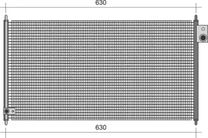 350203471000 MAGNETI MARELLI Конденсатор, кондиционер
