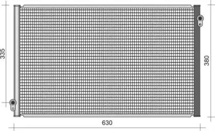 350203490000 MAGNETI MARELLI Конденсатор, кондиционер