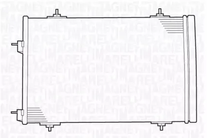 350203637000 MAGNETI MARELLI Конденсатор, кондиционер