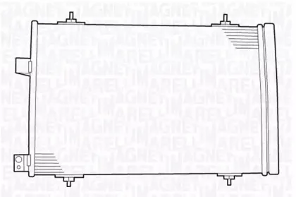 350203639000 MAGNETI MARELLI Конденсатор, кондиционер