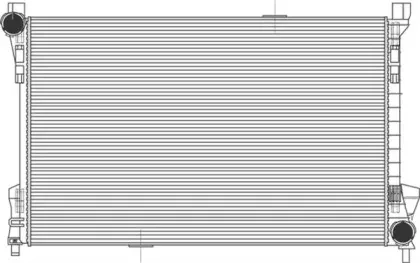 350213111009 MAGNETI MARELLI Радиатор, охлаждение двигателя