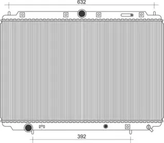 350213111200 MAGNETI MARELLI Радиатор, охлаждение двигателя