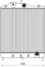 350213926000 MAGNETI MARELLI Радиатор, охлаждение двигателя