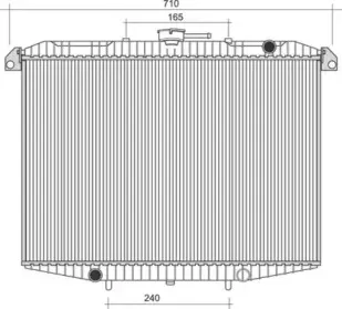 350213956000 MAGNETI MARELLI Радиатор, охлаждение двигателя