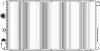 350213992000 MAGNETI MARELLI Радиатор, охлаждение двигателя