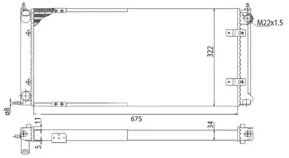 350213272003 MAGNETI MARELLI Радиатор, охлаждение двигателя
