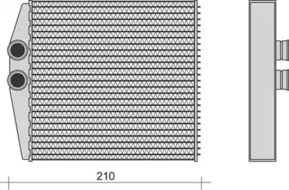 350218271000 MAGNETI MARELLI Теплообменник, отопление салона