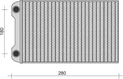 350218280000 MAGNETI MARELLI Теплообменник, отопление салона
