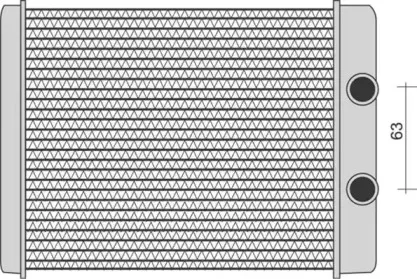 350218300000 MAGNETI MARELLI Теплообменник, отопление салона