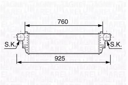 351319203480 MAGNETI MARELLI Интеркулер