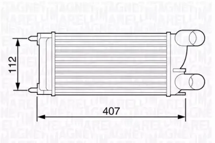 351319203550 MAGNETI MARELLI Интеркулер