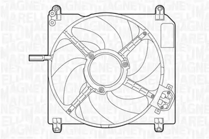 069422029010 MAGNETI MARELLI Вентилятор, охлаждение двигателя