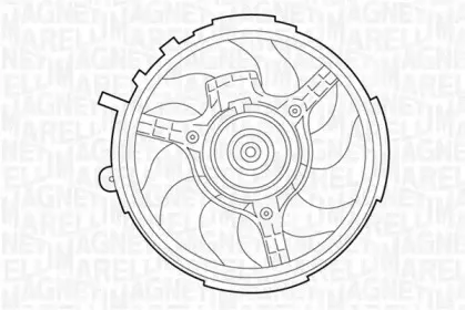 069422031010 MAGNETI MARELLI Вентилятор, охлаждение двигателя