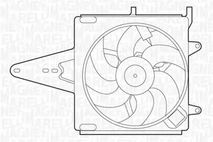 069422203010 MAGNETI MARELLI Вентилятор, охлаждение двигателя