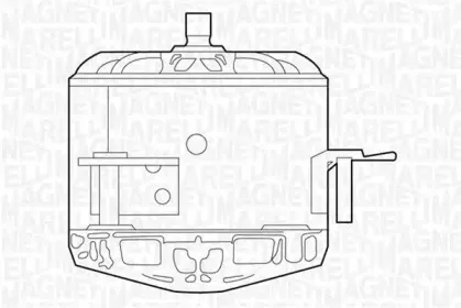 069422213010 MAGNETI MARELLI Вентилятор, охлаждение двигателя