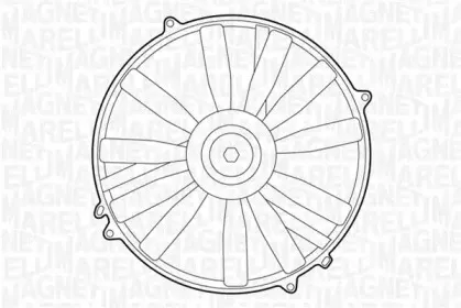 069422231010 MAGNETI MARELLI Вентилятор, охлаждение двигателя