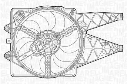 069422238010 MAGNETI MARELLI Вентилятор, охлаждение двигателя