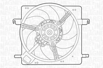 069422313010 MAGNETI MARELLI Вентилятор, охлаждение двигателя