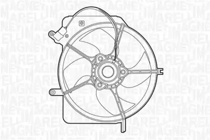 069422322010 MAGNETI MARELLI Вентилятор, охлаждение двигателя