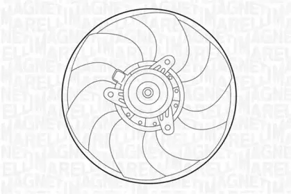 069422377010 MAGNETI MARELLI Вентилятор, охлаждение двигателя