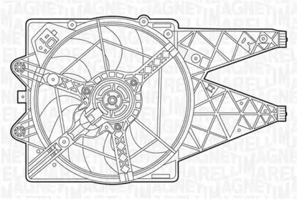 069422452010 MAGNETI MARELLI Вентилятор, охлаждение двигателя