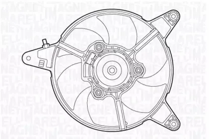069422471010 MAGNETI MARELLI Вентилятор, охлаждение двигателя