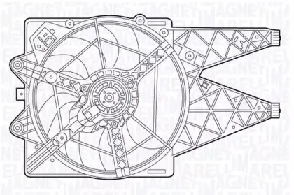 069422485010 MAGNETI MARELLI Вентилятор, охлаждение двигателя