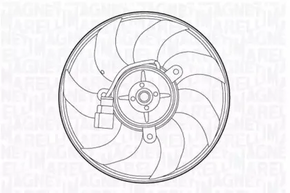 069422556010 MAGNETI MARELLI Вентилятор, охлаждение двигателя