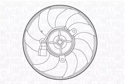069422558010 MAGNETI MARELLI Вентилятор, охлаждение двигателя