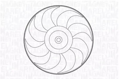 069422590010 MAGNETI MARELLI Вентилятор, охлаждение двигателя