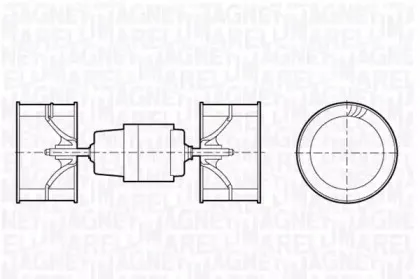 069412670010 MAGNETI MARELLI Вентилятор салона