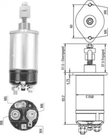 940113050309 MAGNETI MARELLI Тяговое реле, стартер