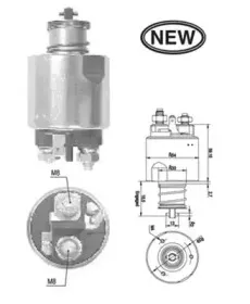 940113050552 MAGNETI MARELLI Тяговое реле, стартер