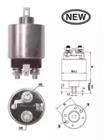 940113050553 MAGNETI MARELLI Тяговое реле, стартер