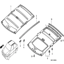 Купить Крыша автомобиля, запчасти