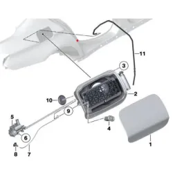 Купить Лючок бензобака, запчасти